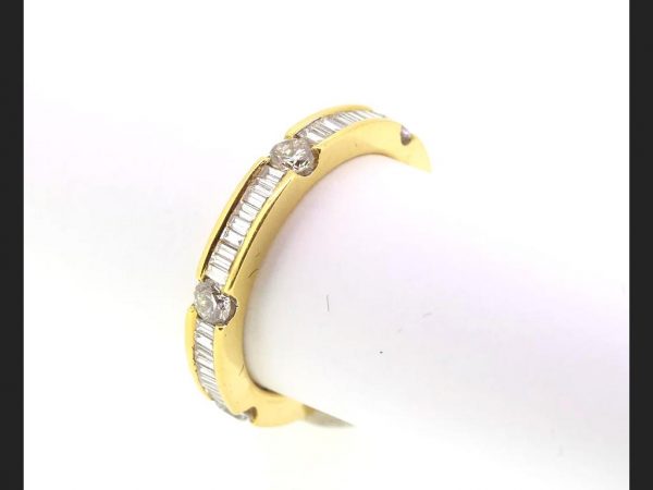 Full Eternity Diamond Ring, Channel set, 1.48 carats