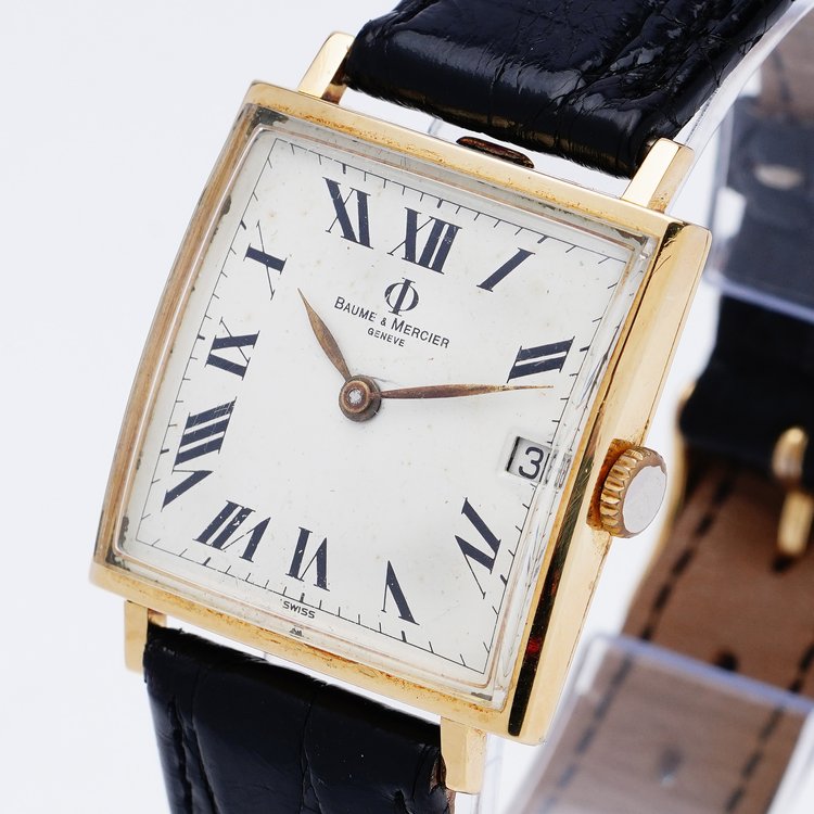 Vintage Baume and Mercier Classic 18ct Yellow Gold Manual Watch