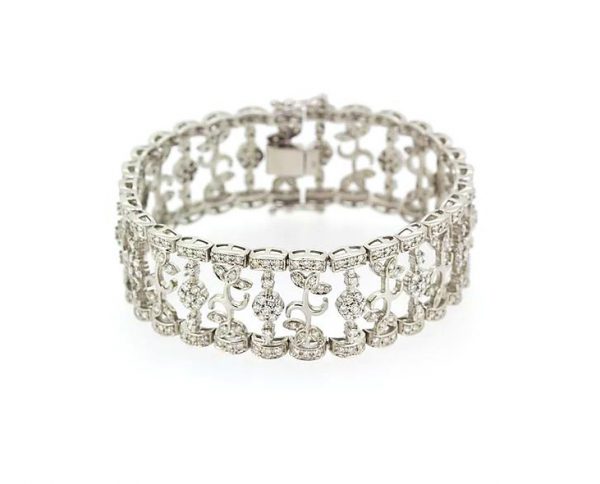 Diamond Bracelet, 6.00 carats, 18ct White Gold