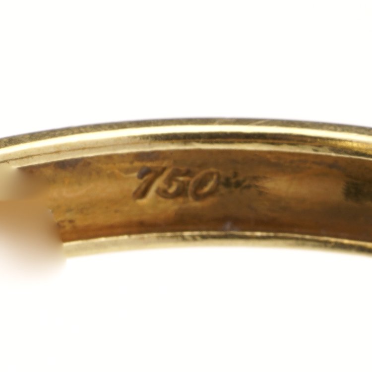 Vintage Cartier Diamond Set Constellation Trinity Gold Ring