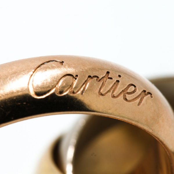 Cartier Tri Coloured 18ct Gold Trinity Ring