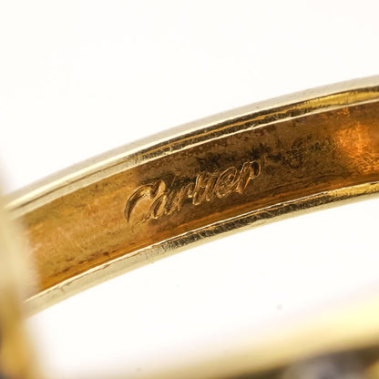 Vintage Cartier Diamond Set Constellation Trinity Gold Ring