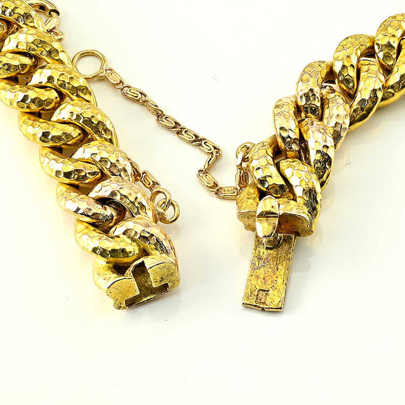 Victorian Antique 5.20ct Rose Cut Diamond Cluster 10ct Yellow Gold Curb Bracelet