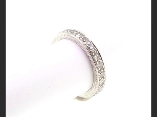 Full Eternity Diamond Ring, 1.00 carats, Platinum