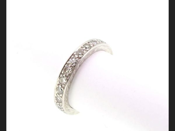 Full Eternity Diamond Ring, 1.00 carats, Platinum