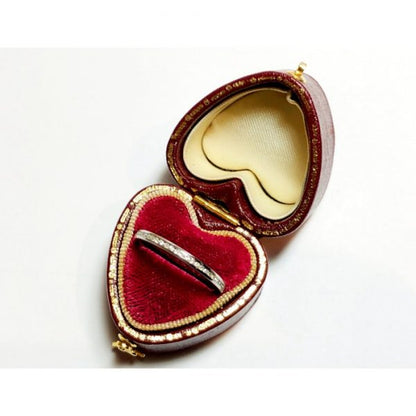 Diamond Full Eternity Ring in Platinum; set with 0.28 carats of round brilliant cut diamonds in a channel tension setting