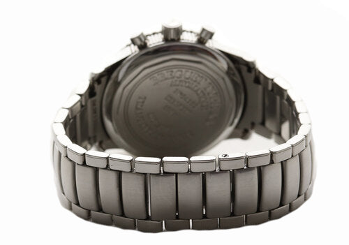 Breguet Type XX Stainless Steel Automatic Chronograph 39mm Watch; black dial, Arabic numerals, luminous hands, stainless steel bracelet strap, with box and papers