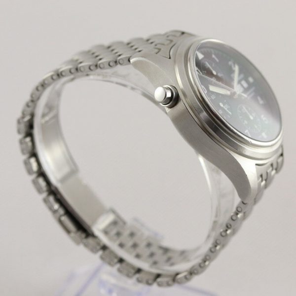 IWC Double Chronograph 42mm Stainless Steel Automatic Watch, on a stainless steel bracelet with steel fold-over clasp, with IWC box