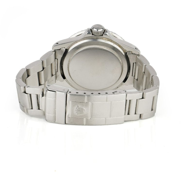 Rolex Oyster Perpetual Date Submariner 1680 Stainless Steel 40mm Automatic Watch with Blue Bezel