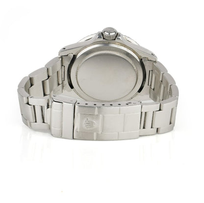 Rolex Oyster Perpetual Date Submariner 1680 Stainless Steel 40mm Automatic Watch with Blue Bezel