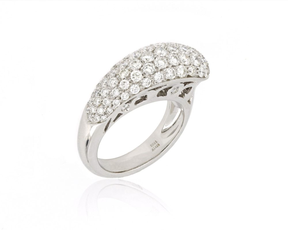 Fine Diamond Dress Ring, 18ct White Gold