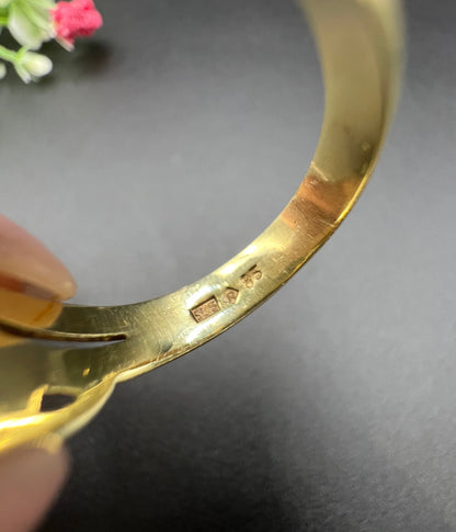 Vintage 14 Carat Yellow Gold Ruby and Diamond Double Headed Snake Ring, Circa 1930