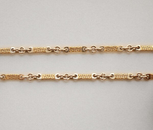 Georges Lenfant Gold Chain Necklace, Circa 1970
