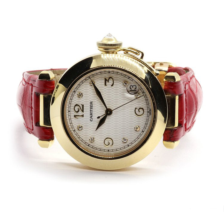 Cartier Pasha de Cartier 18ct Yellow Gold and Diamond Watch