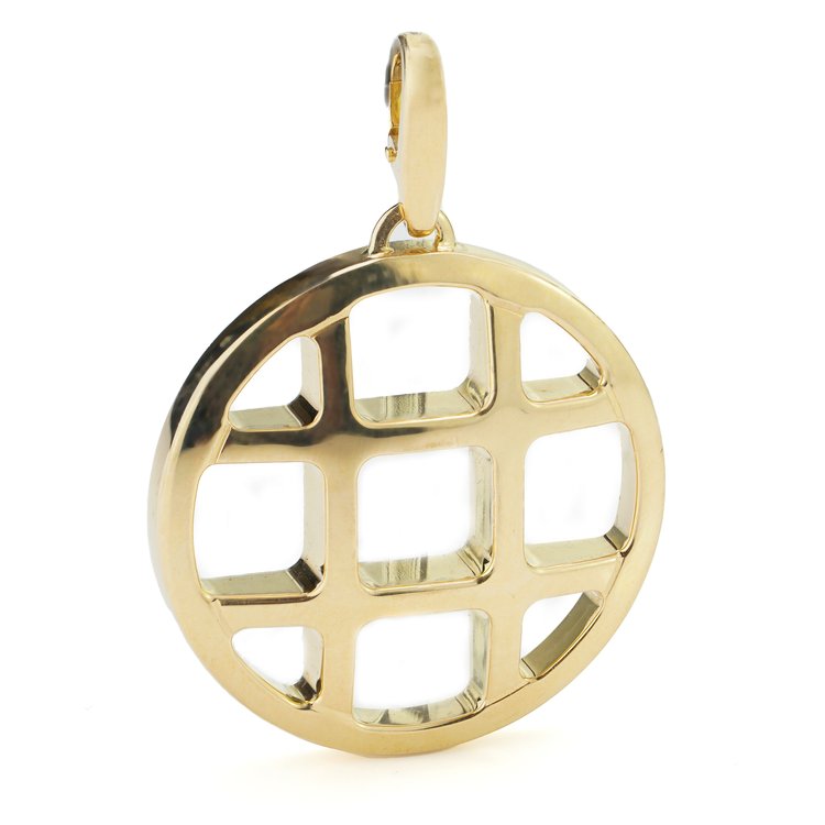 Cartier 18ct Yellow Gold Pasha Grid Pendant