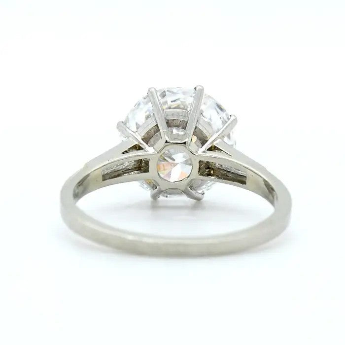 GIA Certified 5.02ct D VVS1 Diamond Solitaire Engagement Ring