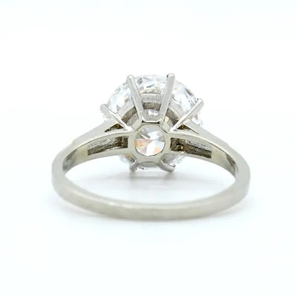 GIA Certified 5.02ct D VVS1 Diamond Solitaire Engagement Ring