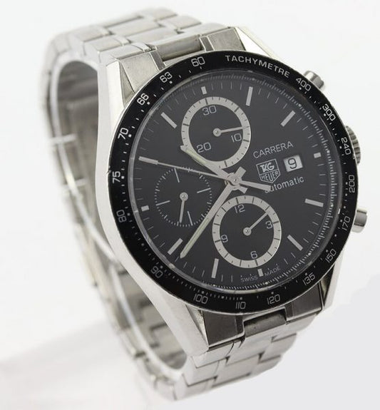 Tag Heuer Carrera CV2010 Steel 41mm Automatic Chronograph Watch