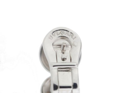 Bvlgari 18ct White Gold Disc Cluster Drop Earrings