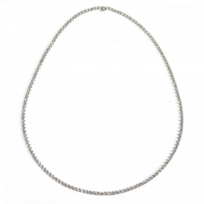 Diamond Riviere Necklace in 18ct White Gold, 50 carat total