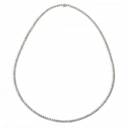 Diamond Riviere Necklace in 18ct White Gold, 50 carat total
