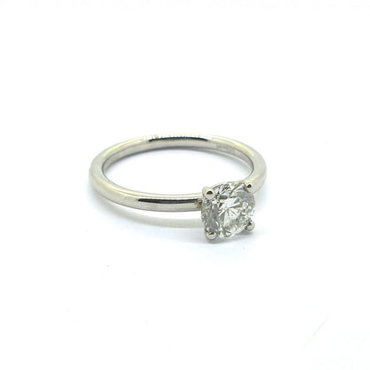 GIA Certified 0.90ct Diamond Solitaire Ring in Platinum