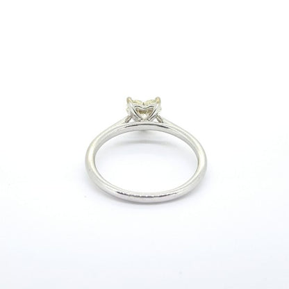 0.70ct Heart Shaped Diamond Solitaire Engagement Ring