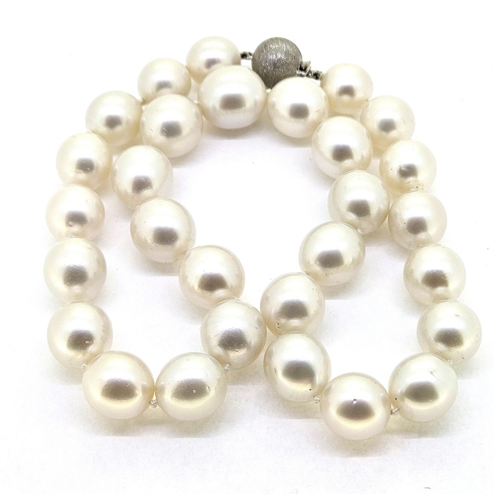 South Sea Pearl Necklace with Diamond Clasp