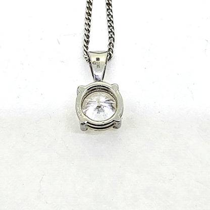 1ct Diamond Single Stone Solitaire Pendant in Platinum