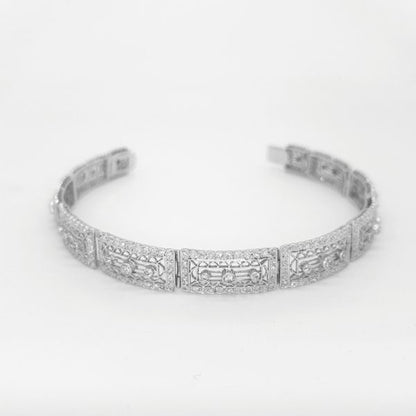 Belle Epoque Diamond Bracelet in Platinum