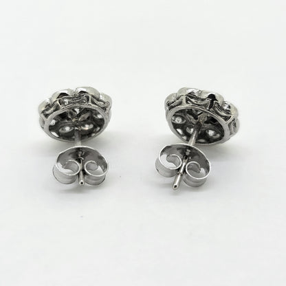 Daisy Cluster studs Est 0.80 cts