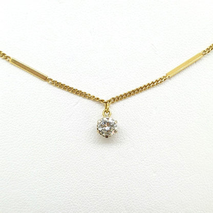 Diamond Solitaire Pendant with Chain