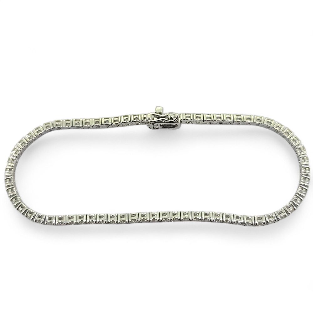 Diamond Line Tennis Bracelet, 3.64 carats