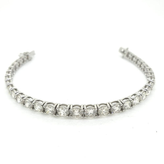 Diamond Line Tennis Bracelet, 13.12 carat total