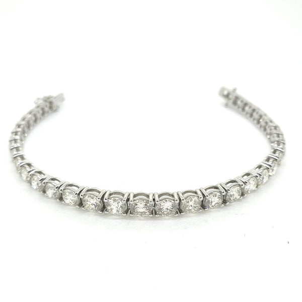 Diamond Line Tennis Bracelet, 13.12 carat total