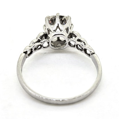 1.70ct Old Cut Diamond Solitaire Engagement Ring