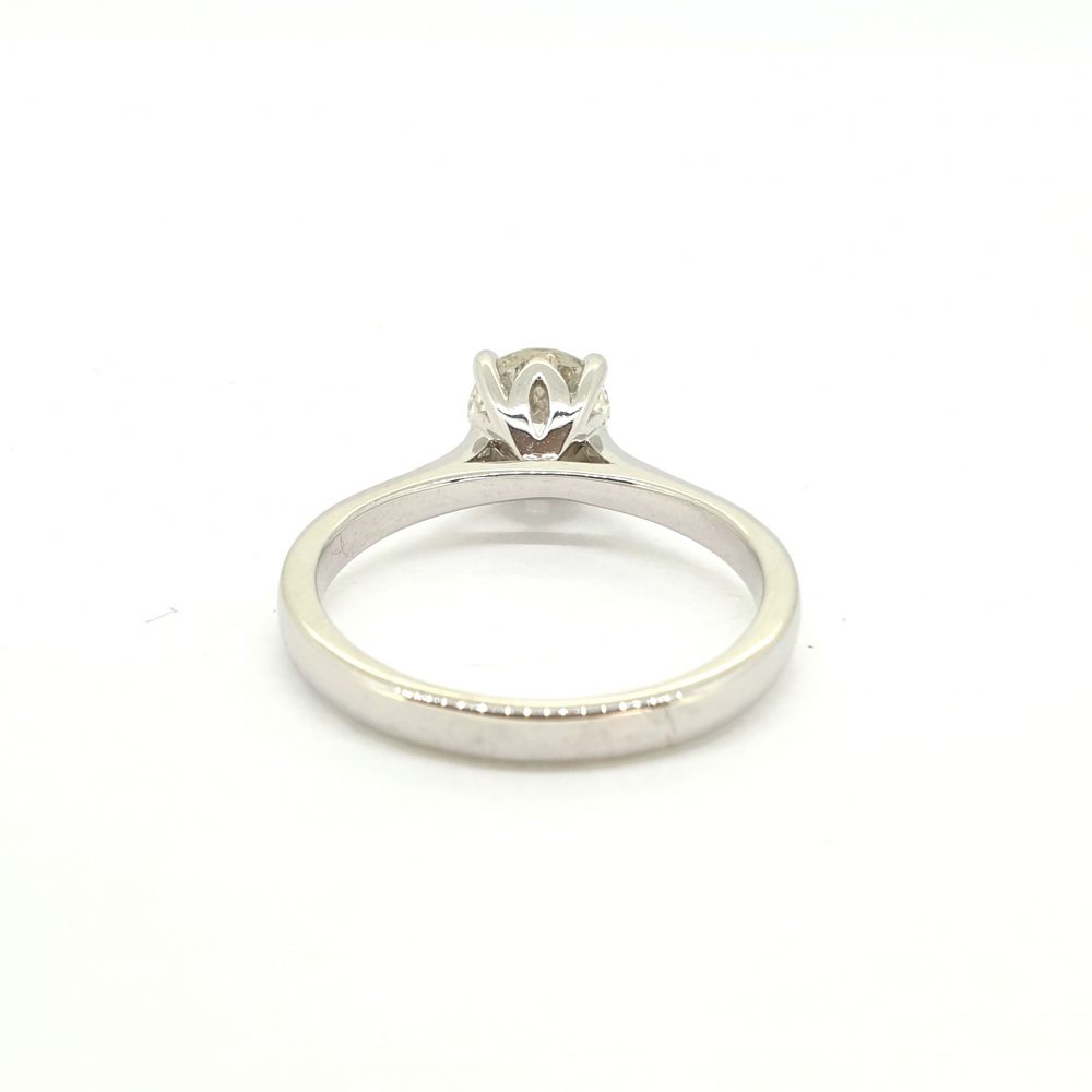 1.08ct Brilliant Cut Diamond Solitaire Engagement Ring with Certificate 1.08 carat G SI2