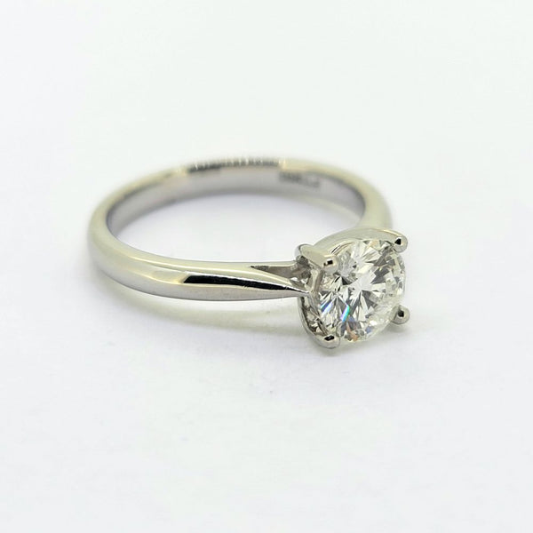 1ct Diamond Solitaire Engagement Ring in Platinum