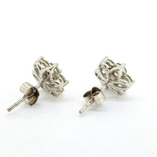 Diamond Star Stud Earrings, 2.20 carats