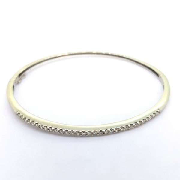 0.50ct Diamond Set Bangle Bracelet in 14ct Gold