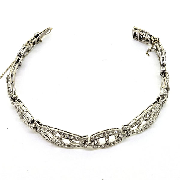 Art Deco Bracelet Platinum