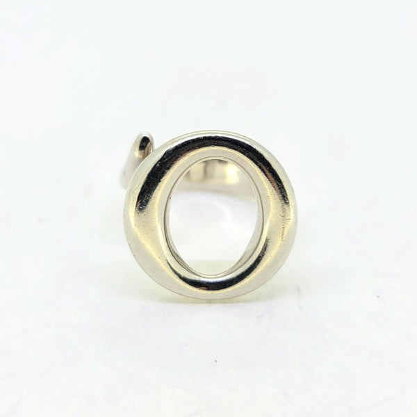 Vintage Tiffany and Co Silver Sevillana Ring by Elsa Peretti, 925 silver ring from the Sevillana Collection by Elsa Peretti for Tiffany & Co. Hallmarked 2004