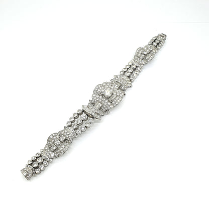 Art Deco Diamond Bracelet 14 carats