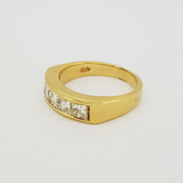 Princess Cut Diamond Five Stone Ring