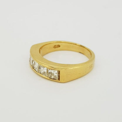 Princess Cut Diamond Five Stone Ring