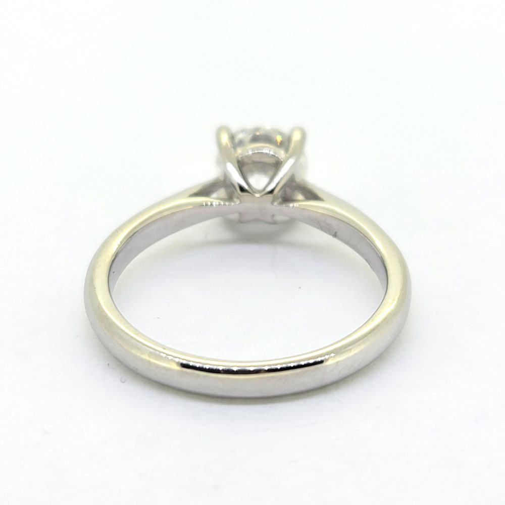 1ct Diamond Solitaire Engagement Ring in Platinum