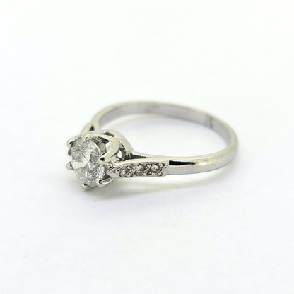 0.96ct Diamond Solitaire Engagement Ring