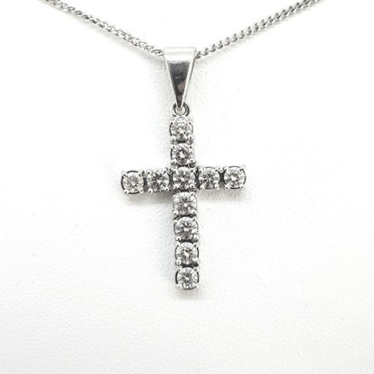 Diamond Cross Pendant, 1.30 carats of brilliant-cut diamonds, in 18ct white gold