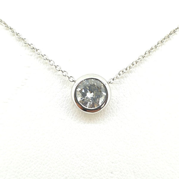 Single Stone 0.75ct Diamond Solitaire Pendant and Chain