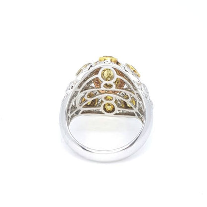 Fancy Yellow Diamond Dress Ring in 18ct Gold, 2.25 carats